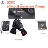 DW Heated Gloves Motorcycle Winter Heated Gloves Warm Waterproof Rechargeable Heating Thermal Gloves Snowmobile Battery Charger