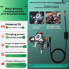Metal Shockproof Motorcycle Phone Holder 4 Vibration Dampener 15W Wireless Charger Fast Charging Motorbike Bicycle Bike Stand