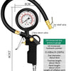 220 PSI Tire Pressure Gauge β Car, Truck & Motorcycle Tire Inflator with Flexible Hose