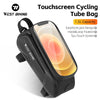 WEST BIKING 1.5L Waterproof Bike Phone Pouch β Touchscreen Top Tube Frame Bag for Up to 7