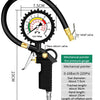 220 PSI Tire Pressure Gauge β Car, Truck & Motorcycle Tire Inflator with Flexible Hose