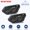 WAYXIN R6S Motorcycle Bluetooth Intercom β 6-Rider 1200m