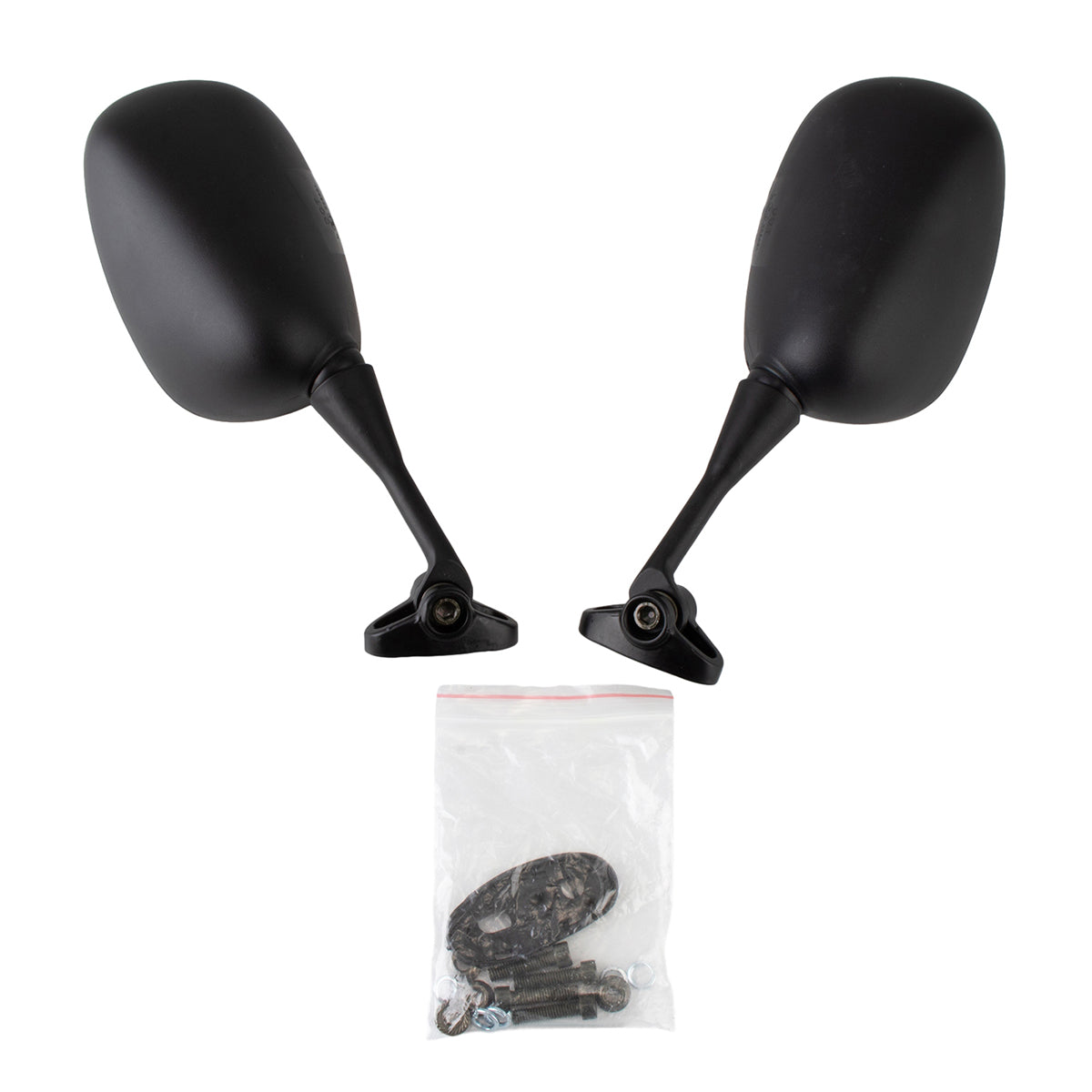 Motorcycle Rearview Side Wing Mirror Pair for Honda CBR 600RR 1000RR 125R 250R Wide Angle ABS Anti-Vibration