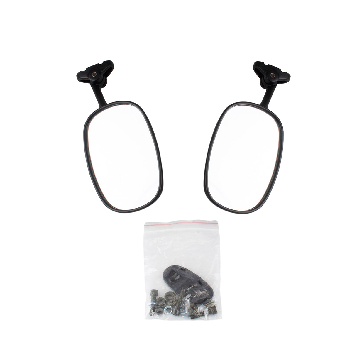 Motorcycle Rearview Side Wing Mirror Pair for Honda CBR 600RR 1000RR 125R 250R Wide Angle ABS Anti-Vibration