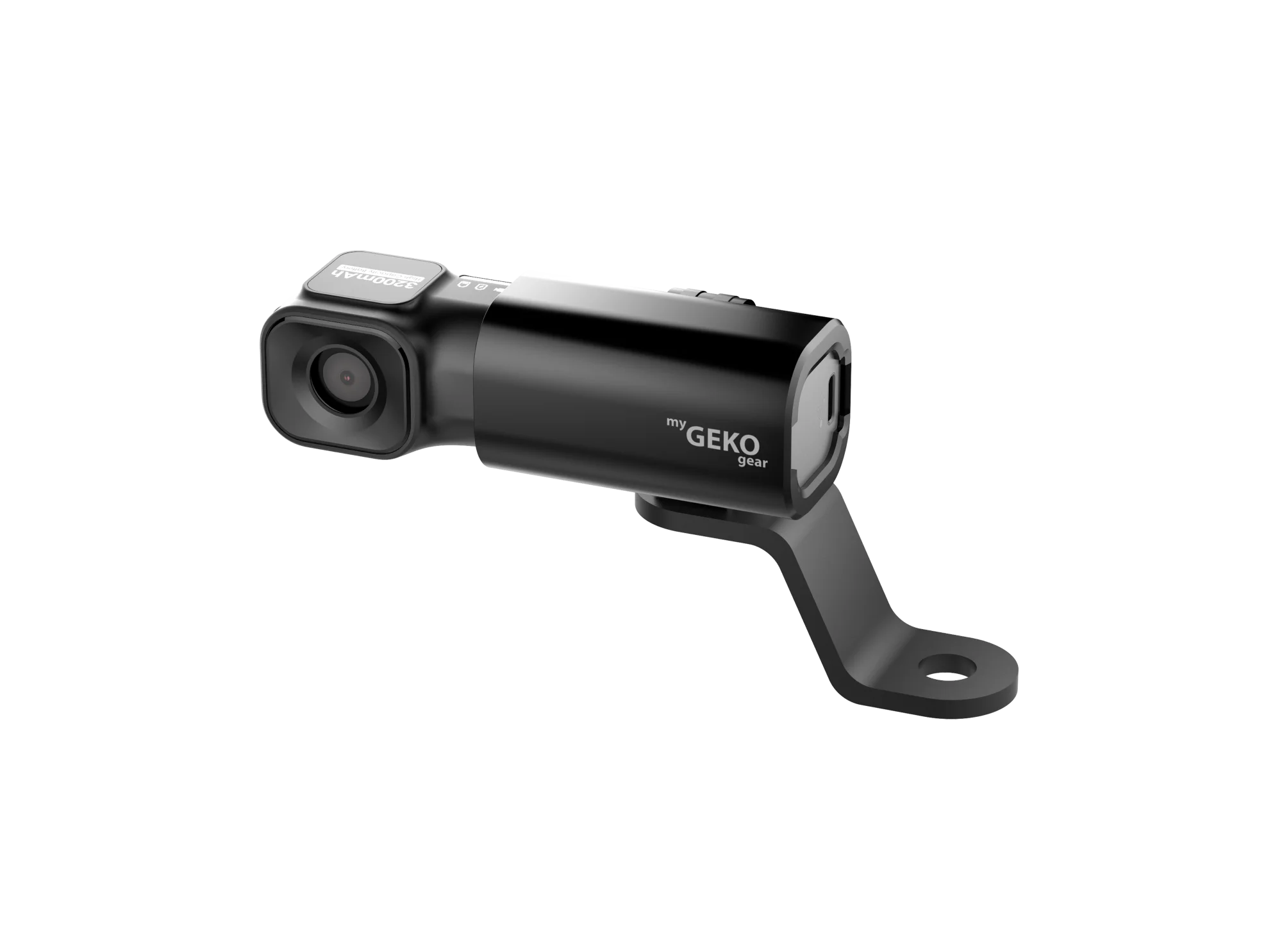 1080P HD Motorcycle Dash Cam 3200mAh 7.5H Battery IP66 Waterproof WiFi 129° Wide-Angle Night Vision Tilt Emergency Lock 32GB Included Helmet Handlebar Motorcycle Camera Video Recorder