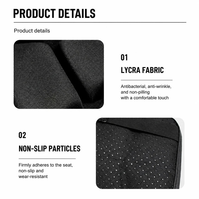 SEAMETAL Universal Motorcycle Gel Seat Cover 3D Breathable Comfort Cushion Shock Absorber Pad Anti-Slip Bike Saddle Protector