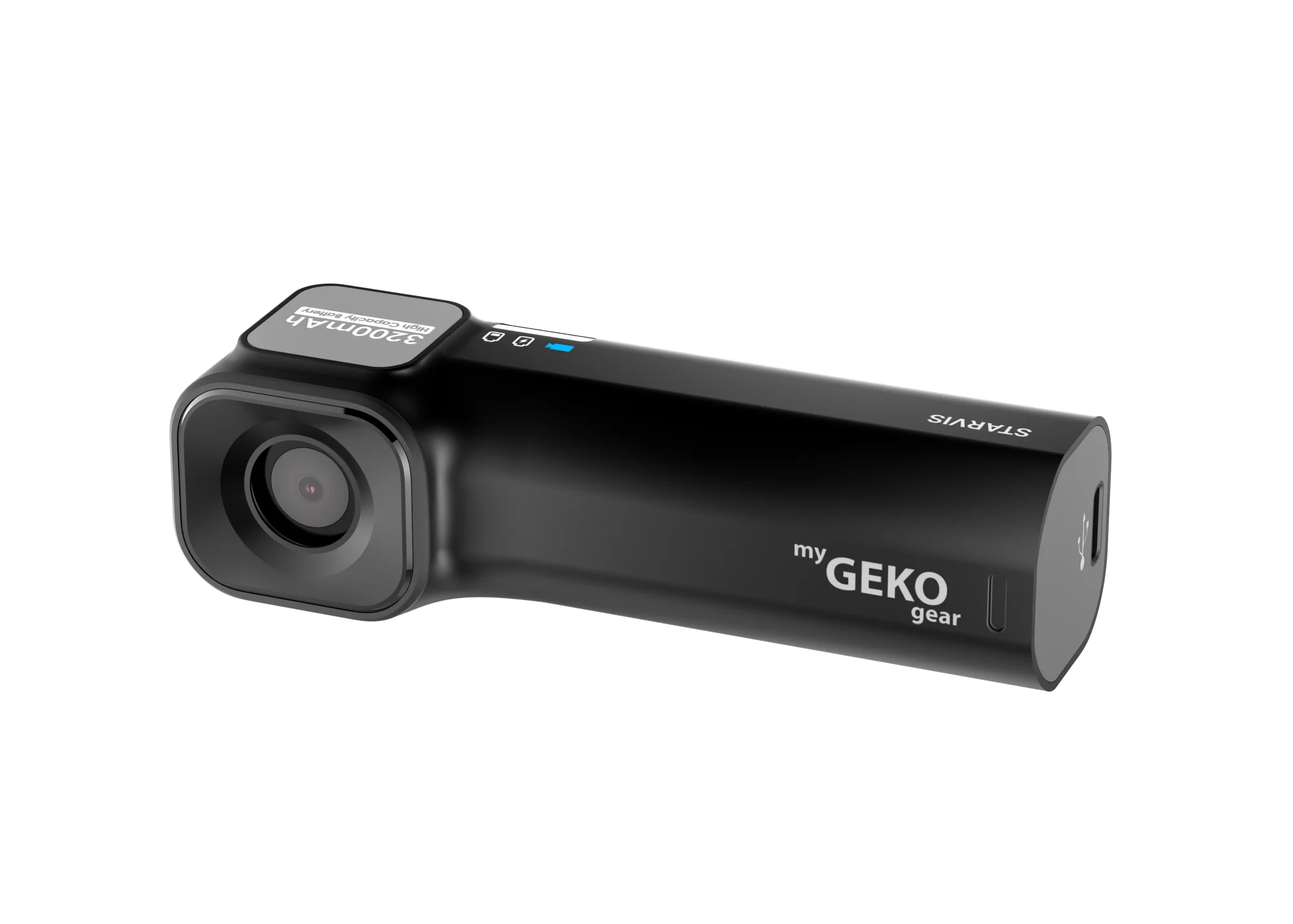 1080P HD Motorcycle Dash Cam 3200mAh 7.5H Battery IP66 Waterproof WiFi 129° Wide-Angle Night Vision Tilt Emergency Lock 32GB Included Helmet Handlebar Motorcycle Camera Video Recorder