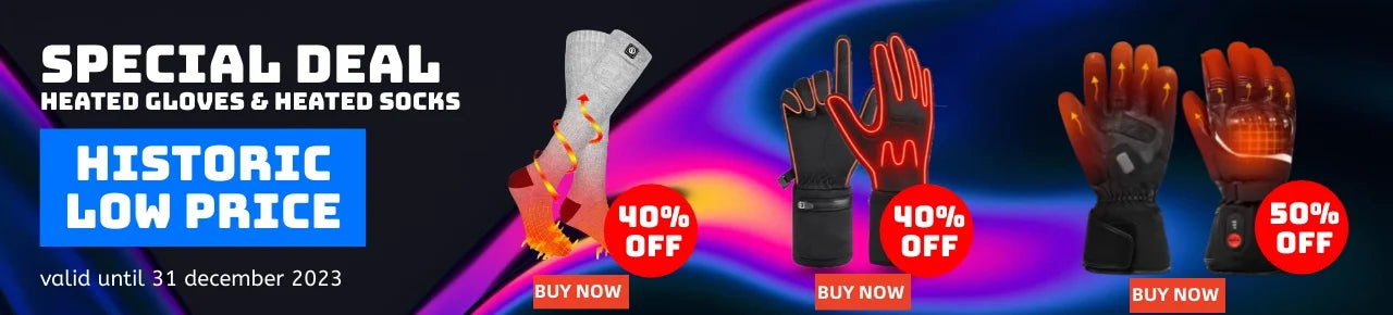 DW Heated Gloves Motorcycle Winter Heated Gloves Warm Waterproof Rechargeable Heating Thermal Gloves Snowmobile Battery Charger