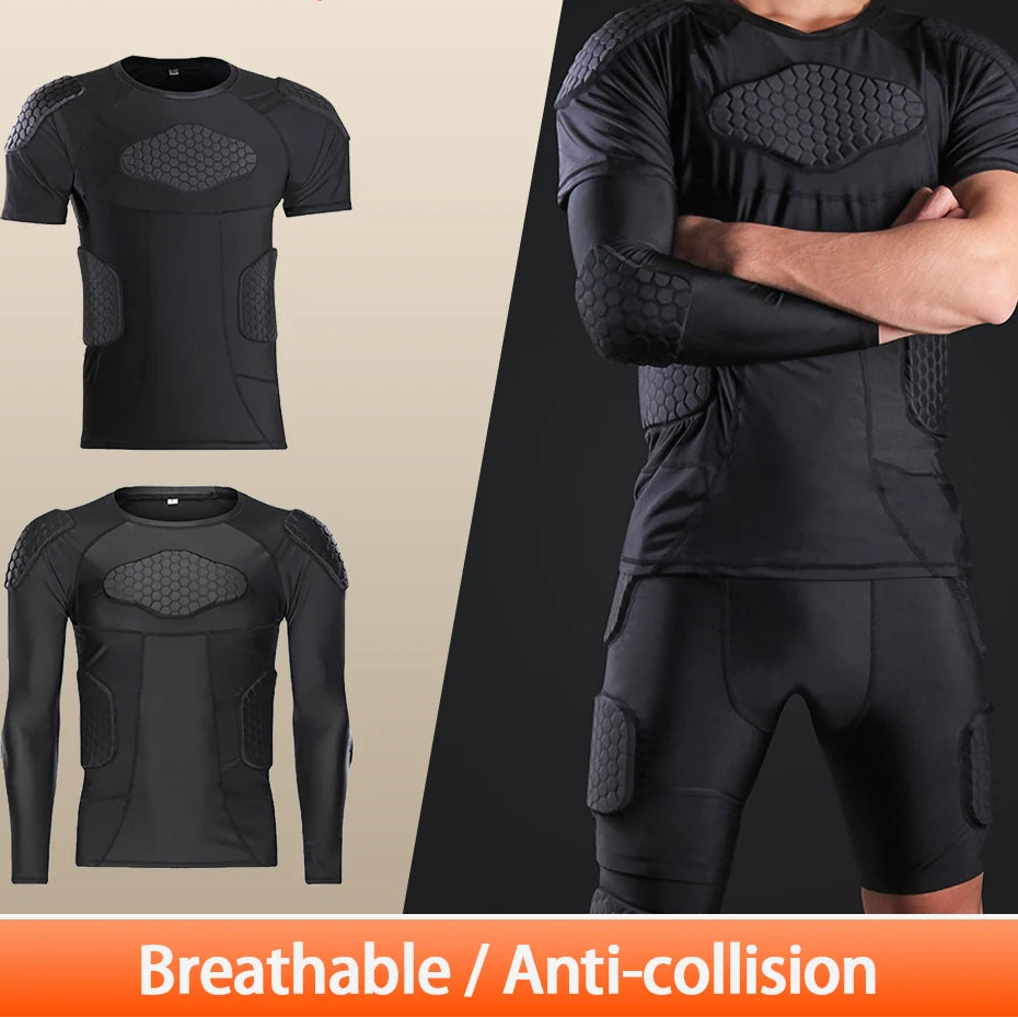 Black motorcycle protective armor shirt front view