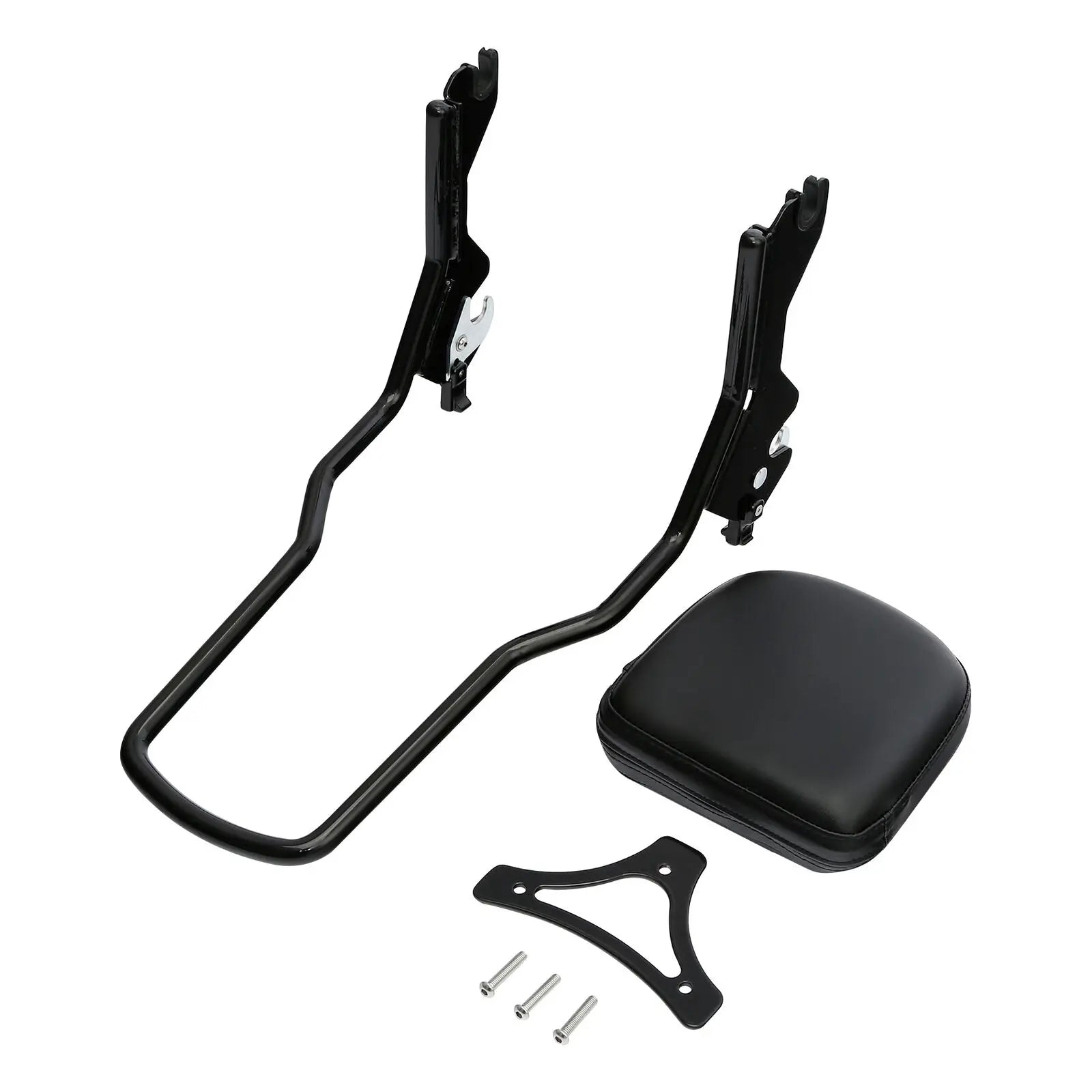 Sissy Bar Upright Backrest W/ Pad For Harley Softail Low Rider FXLR ST FXLRST 2018-2023 Sport Glide FLSB 2018-2025 Motorcycle