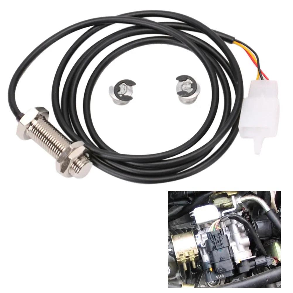 Motorcycle Speedometer Replacement Kit 2 Pins Durable Digital Odometer Sensor Cable Universal For Motorcycle ATV Accessories