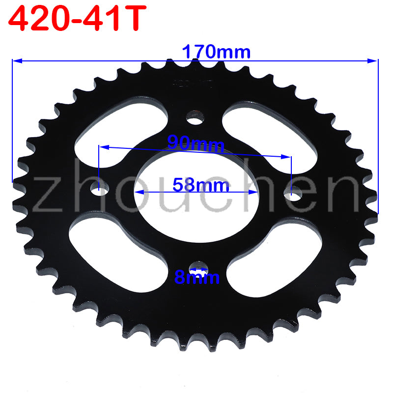 420/428 Rear Sprocket 37T 41T 48T 58mm