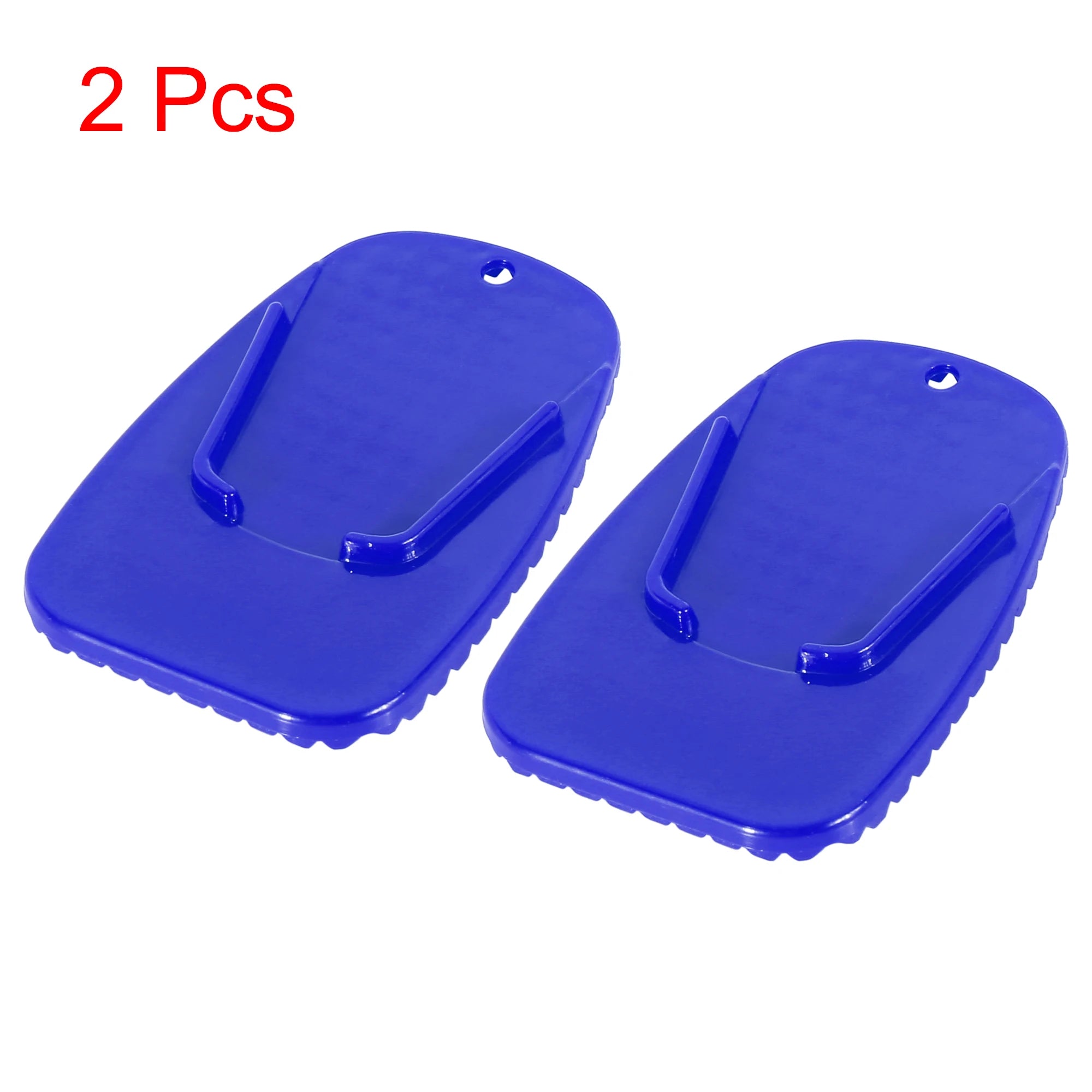 Motoforti Universal Motorcycle Kickstand Side Kick Pad Support Plate Pad Parking Stand Side Stand Extension Pad – Plastic Non-Slip 9x5.8cm Black Blue Red Orange 1pcs 2pcs