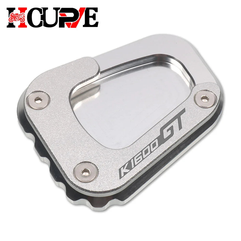 Motorcycle Kickstand Foot Side Stand Extension Pad Support Plate Enlarge For K1600B K1600GT K1600GTL K1600 B GT GTL 2017-2024 – HICurves CNC Aluminum Titanium Silver Black
