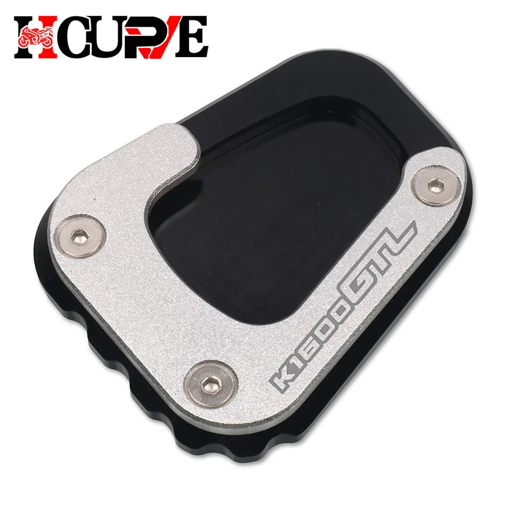Motorcycle Kickstand Foot Side Stand Extension Pad Support Plate Enlarge For K1600B K1600GT K1600GTL K1600 B GT GTL 2017-2024 – HICurves CNC Aluminum Titanium Silver Black