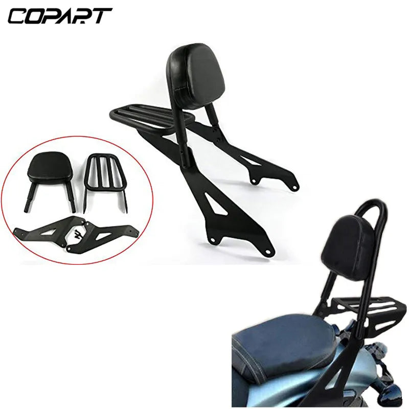 For Yamaha XV950 XVS950 Bolt 14-20 Bolt R-Spec XVS 950 14-22 Detachable Backrest Sissy Bar With Pad Luggage Rack  Accessoies