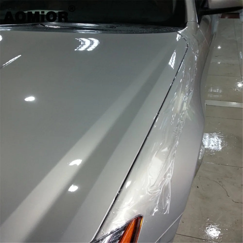 3-Layer Clear Paint Protection Film 152cm – Flexible Polymeric PVC – Car Motorcycle Laptop Bike – 10 / 30 / 50cm Wide – $10–15