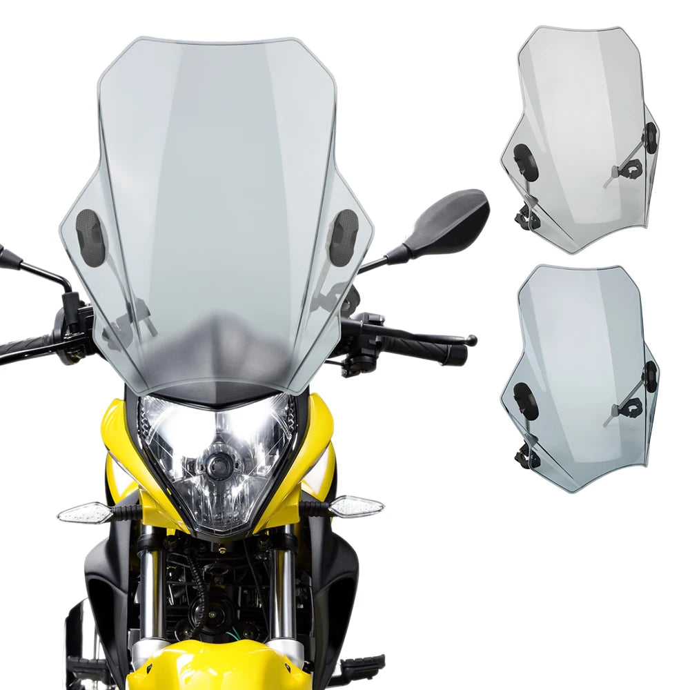 Motorcycle Windshield – Universal Adjustable Windscreen for MT07, MT09 & Sport Bikes