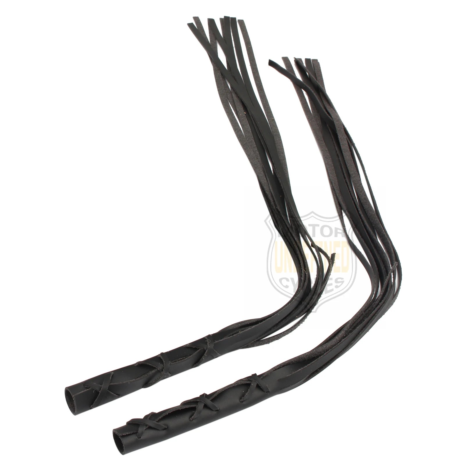 Harley-Davidson / Indian Chief / Cafe Racer / Dyna / Fat Bob Vintage Leather Brake & Clutch Lever Cover – Fringe Tassels – Black – 1 Pair – $16