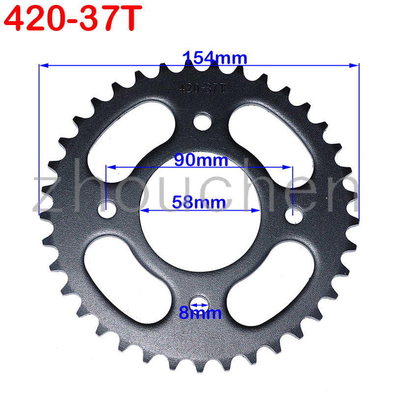 420/428 Rear Sprocket 37T 41T 48T 58mm