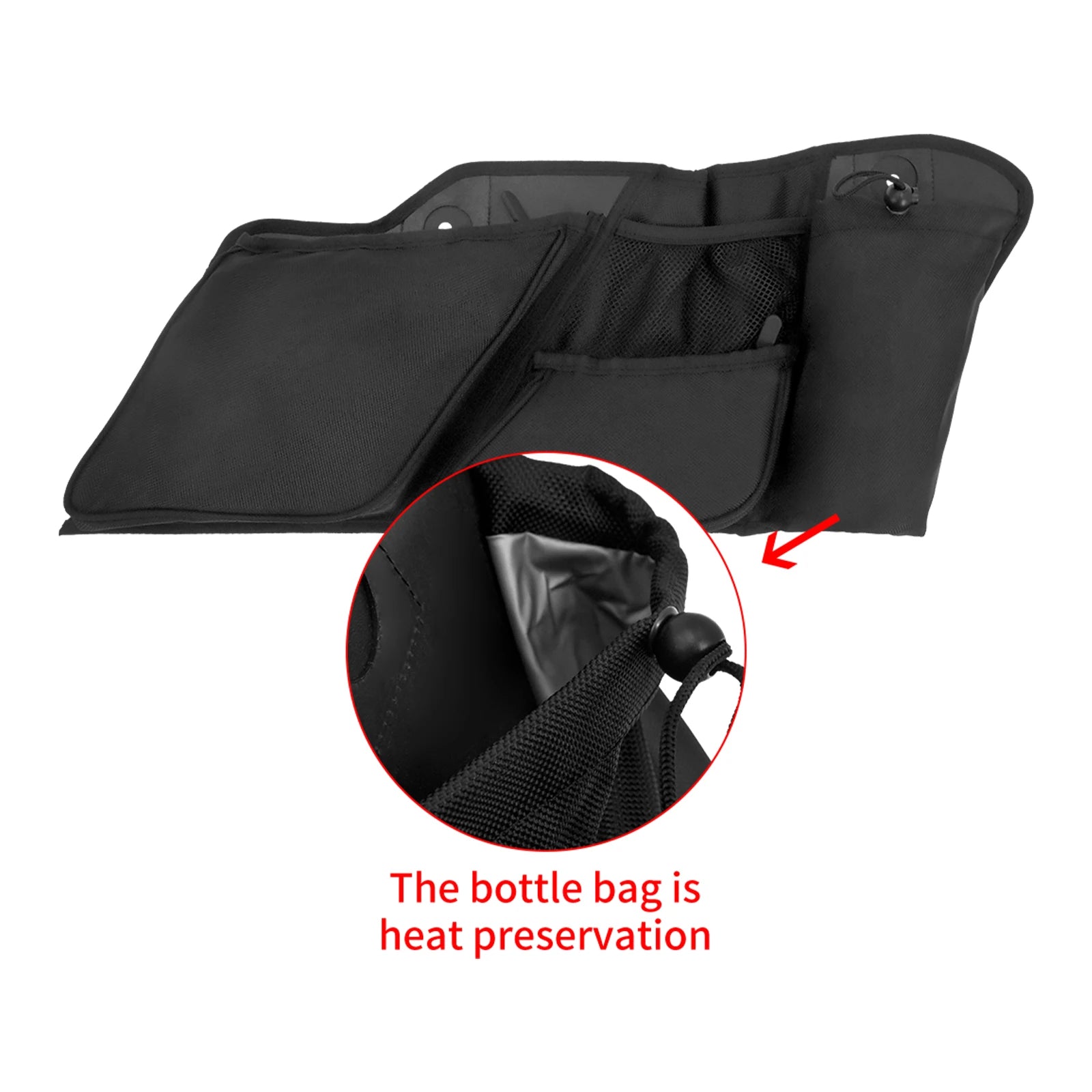 REWMTER Motorcycle Saddlebag Liners Wall Organizer Storage Zipper Tool Bag for Harley Touring Road Glide Street Glide Electra Glide Tri Glide FLHX 2014-2021 – Nylon Waterproof (1 Pair)