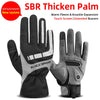 ROCKBROS Cycling Gloves Thermal Autumn Winter Gloves Windproof SBR Touch Screen Bike Gloves Full Finger Shockproof Sport Gloves