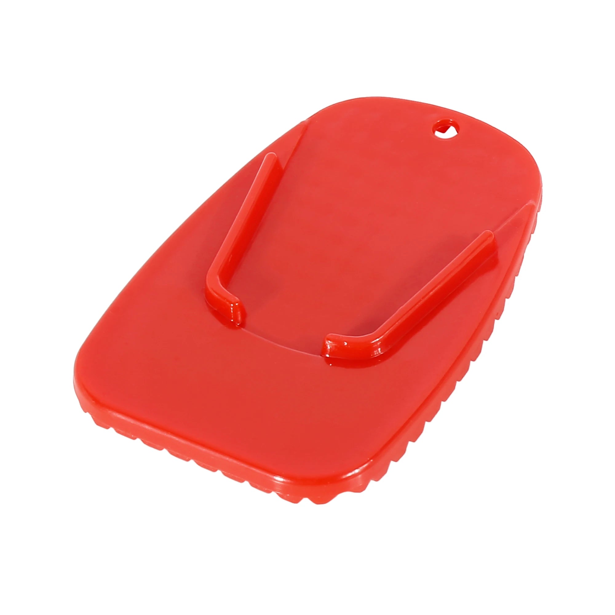 Motoforti Universal Motorcycle Kickstand Side Kick Pad Support Plate Pad Parking Stand Side Stand Extension Pad – Plastic Non-Slip 9x5.8cm Black Blue Red Orange 1pcs 2pcs