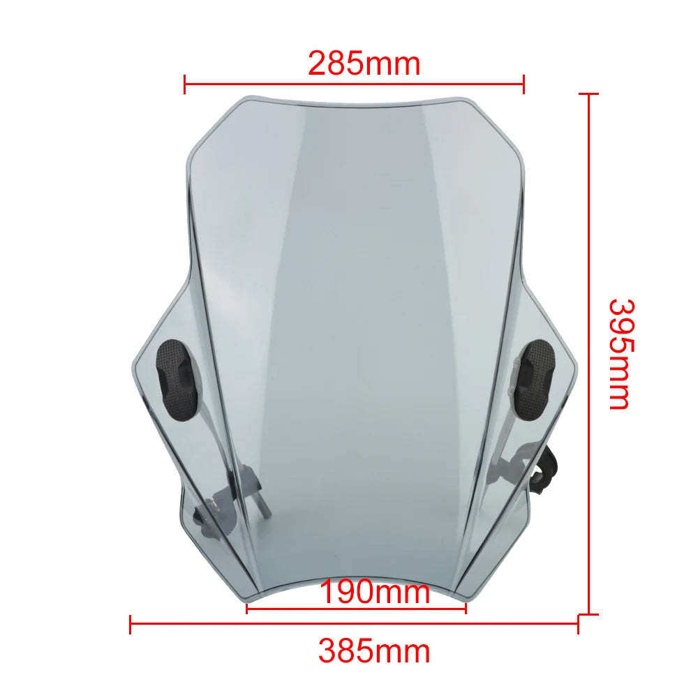 Motorcycle Windshield – Universal Adjustable Windscreen for MT07, MT09 & Sport Bikes