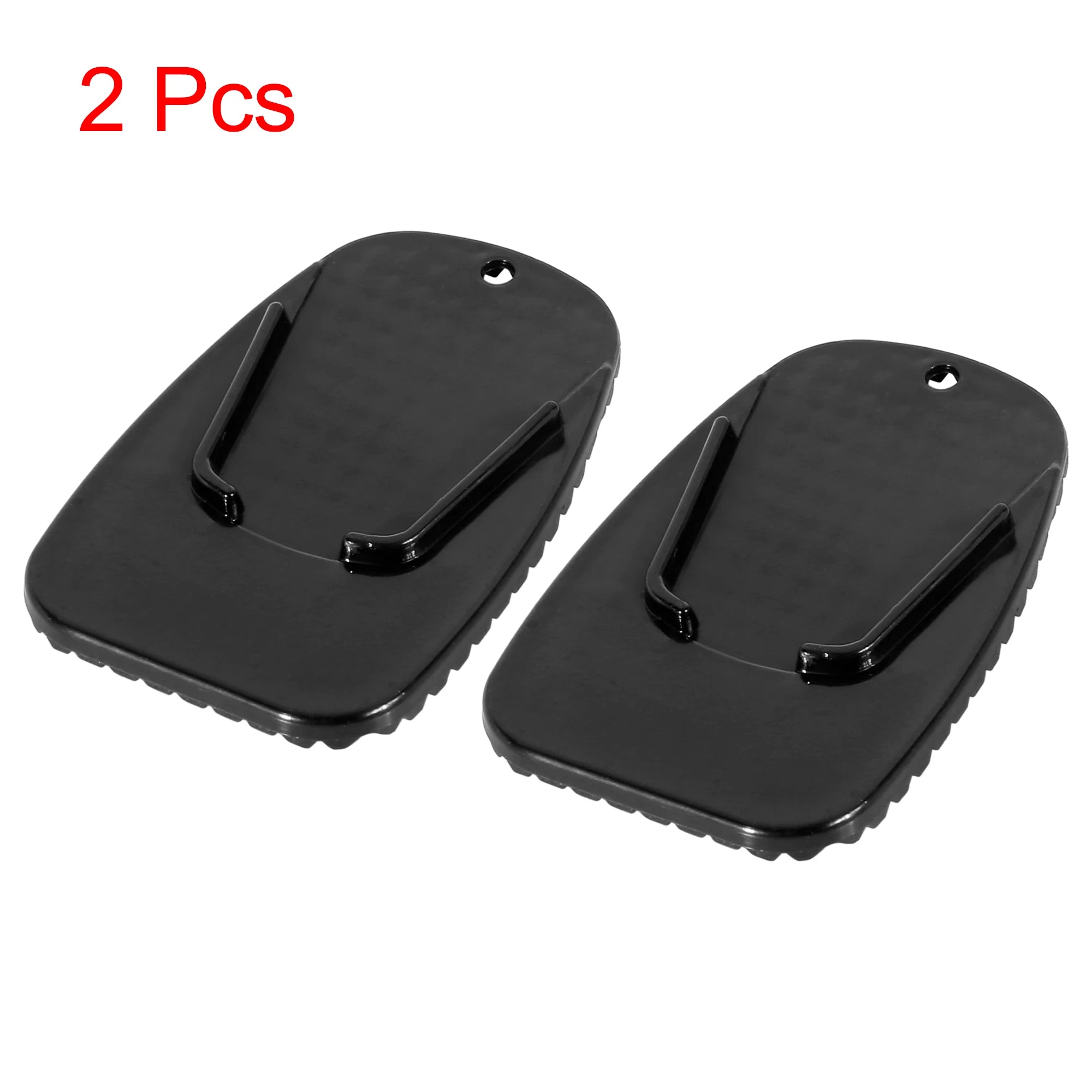 Motoforti Universal Motorcycle Kickstand Side Kick Pad Support Plate Pad Parking Stand Side Stand Extension Pad – Plastic Non-Slip 9x5.8cm Black Blue Red Orange 1pcs 2pcs