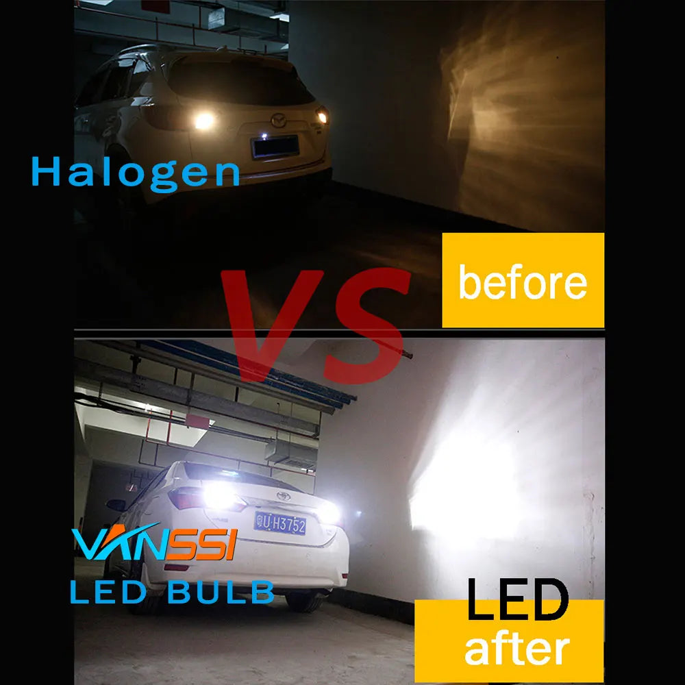 LED Turn Signal Bulbs – 2500LM W16W WY16W 921 T15 CANBUS LED Bulbs