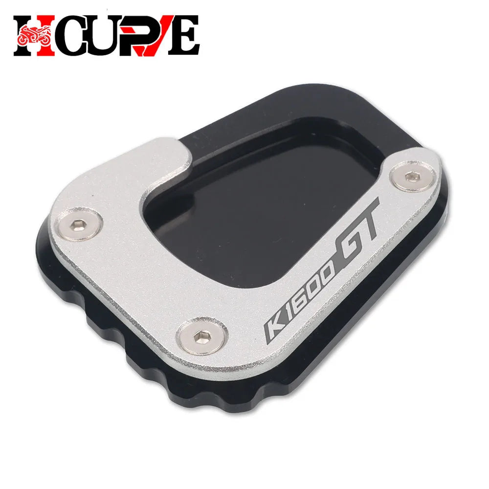 Motorcycle Kickstand Foot Side Stand Extension Pad Support Plate Enlarge For K1600B K1600GT K1600GTL K1600 B GT GTL 2017-2024 – HICurves CNC Aluminum Titanium Silver Black
