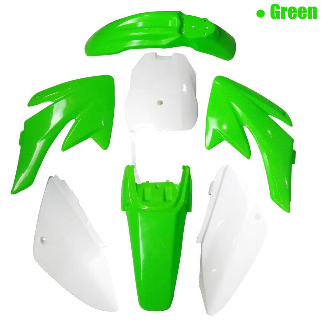 Motorcycle Accessories Plastics Fender CRF 70 Plastic covers Fairing Kits for Honda CRF 70 Dirt Pit Bike Motorcycle