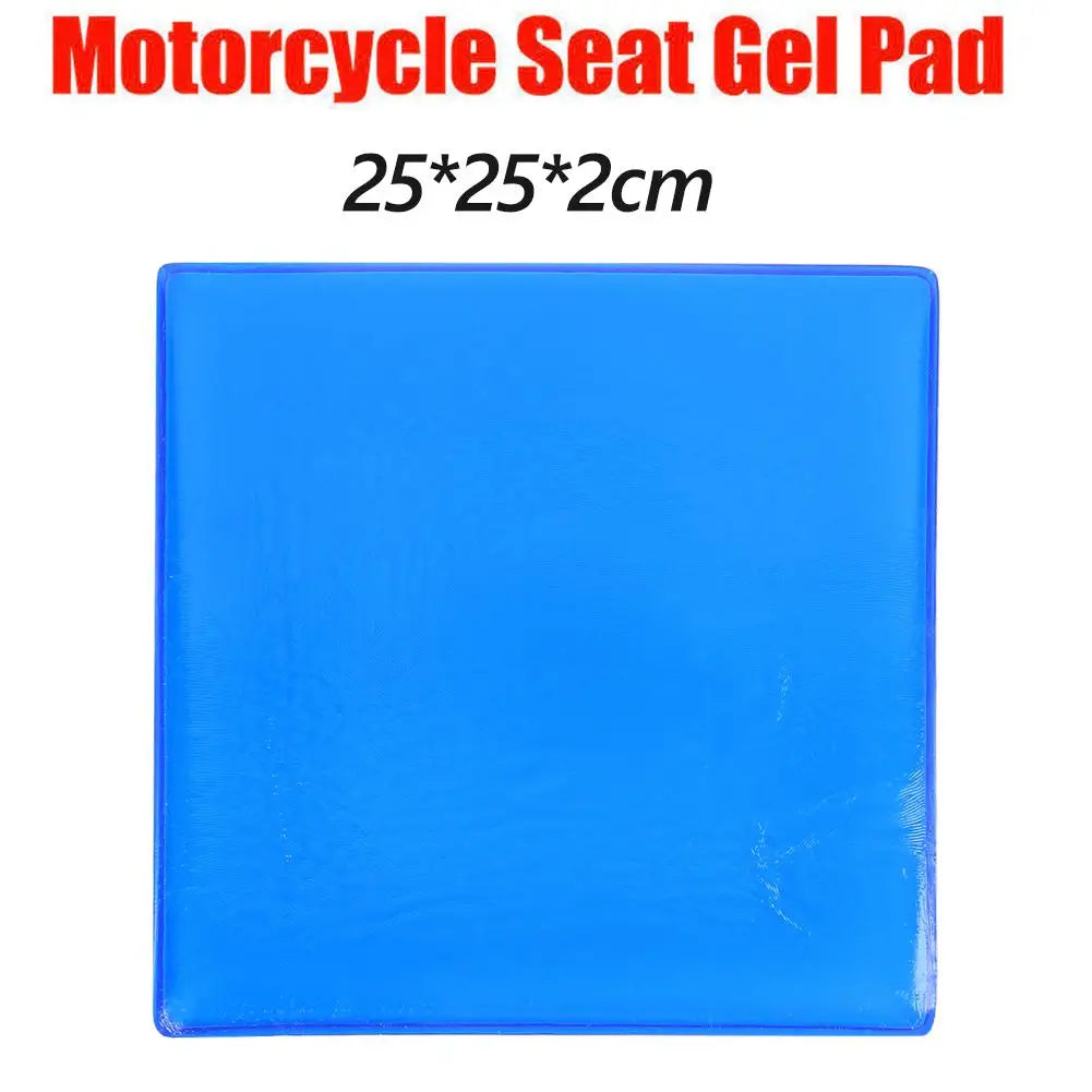 Universal Motorcycle Seat Gel Pad Spandex Cool and Refreshing Comfortable Shock Absorption DIY Gel Cushion for Motorbike