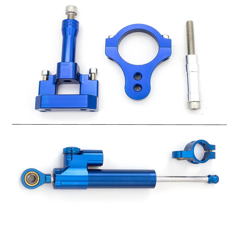 Carbon Steering Damper Stabilizer Motorcycle For Yamaha YZF R3 R25 MT25 YZFR3 Directional Dampers Mount Bracket Support Kit