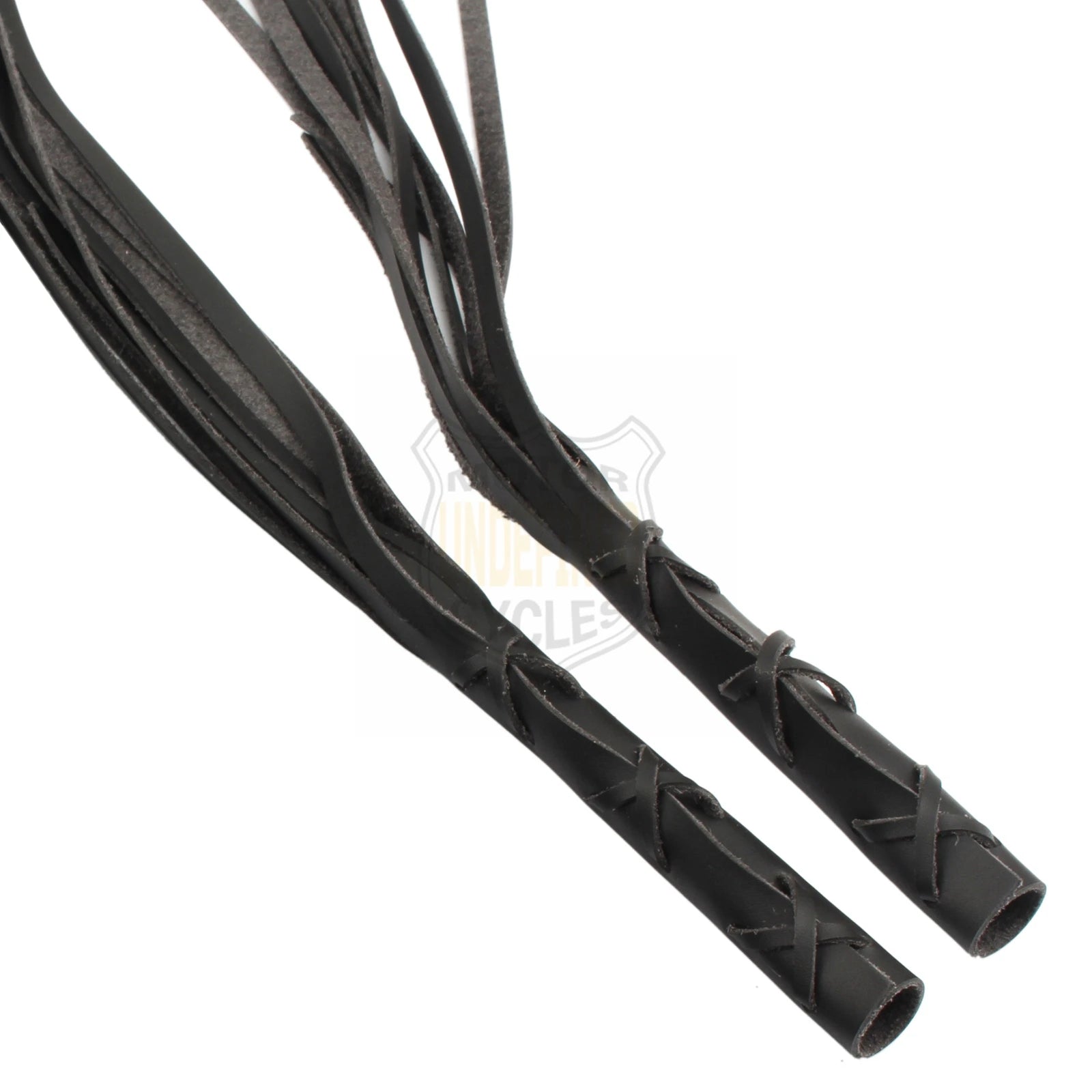 Harley-Davidson / Indian Chief / Cafe Racer / Dyna / Fat Bob Vintage Leather Brake & Clutch Lever Cover – Fringe Tassels – Black – 1 Pair – $16