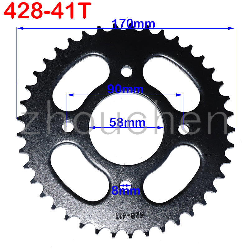 420/428 Rear Sprocket 37T 41T 48T 58mm