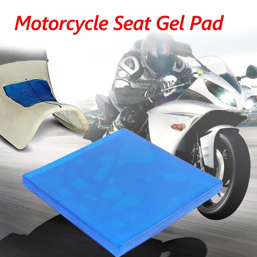 Universal Motorcycle Seat Gel Pad Spandex Cool and Refreshing Comfortable Shock Absorption DIY Gel Cushion for Motorbike