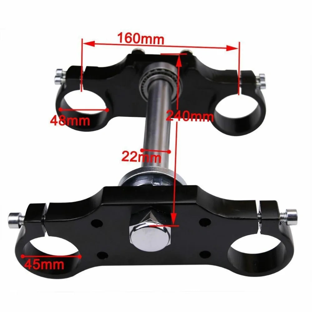TRIPLE CLAMP SET DIRT PIT BIKE CRF50 SSR SDG 110cc 125cc Front Forks Triple Tree