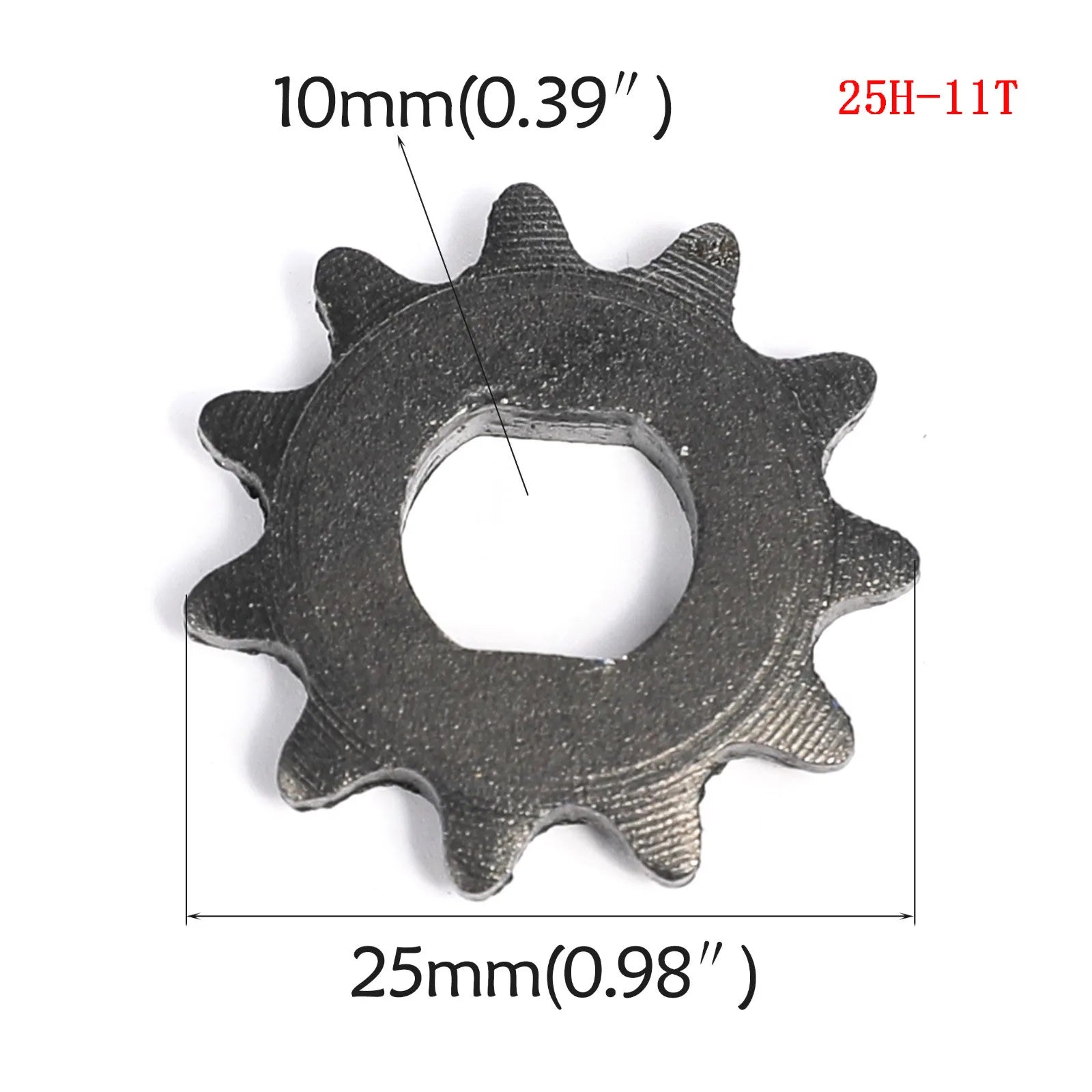 TDPRO 5pcs 25H T8F Chain 9T 11T Front Sprocket Gear Part 2 Stroke Engine Fits 43cc 47cc 49cc Mini Pocket Pit Bike Scooter ATV