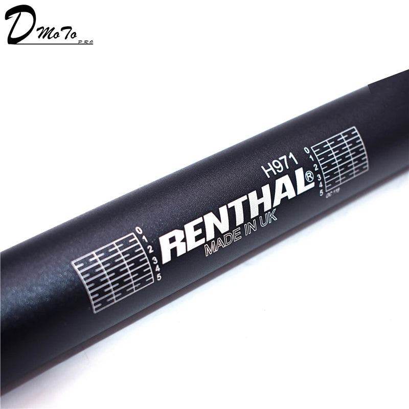 Black Renthal 1 1/8" Bar 28mm Handlebars Handle Bar For Motorcycle Motocross Pit Dirt Bike ATV   CRF YZF KLX RMZ EXC
