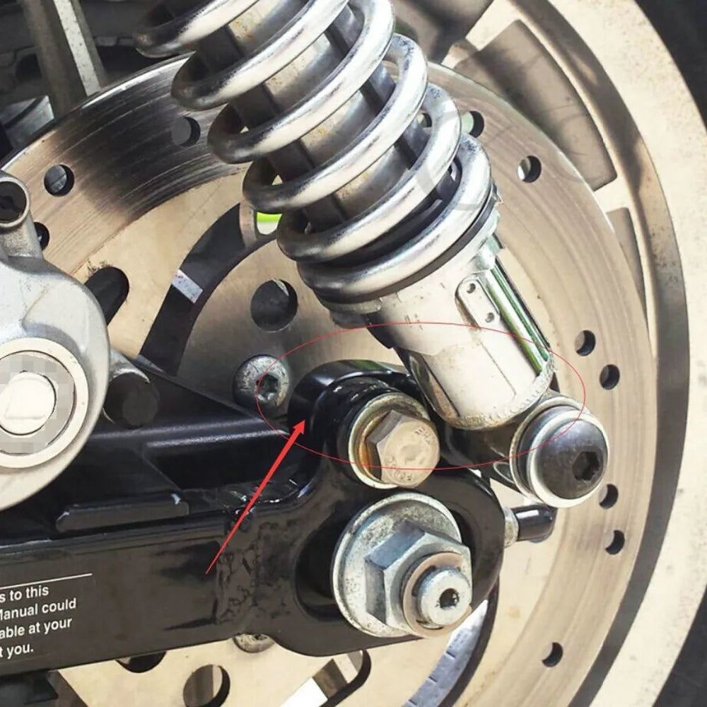 Motorcycle 1" Rear Lowering Kit  CNC Aluminum For Harley Sportster XL 883 1200 2005-2015 Black Chrome