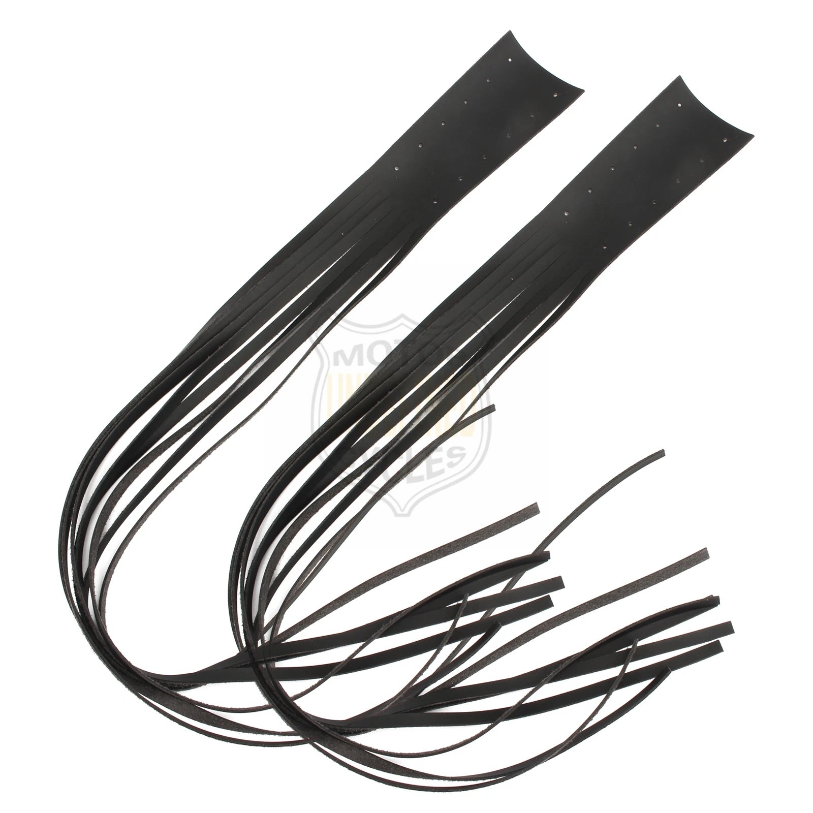 Harley-Davidson / Indian Chief / Cafe Racer / Dyna / Fat Bob Vintage Leather Brake & Clutch Lever Cover – Fringe Tassels – Black – 1 Pair – $16