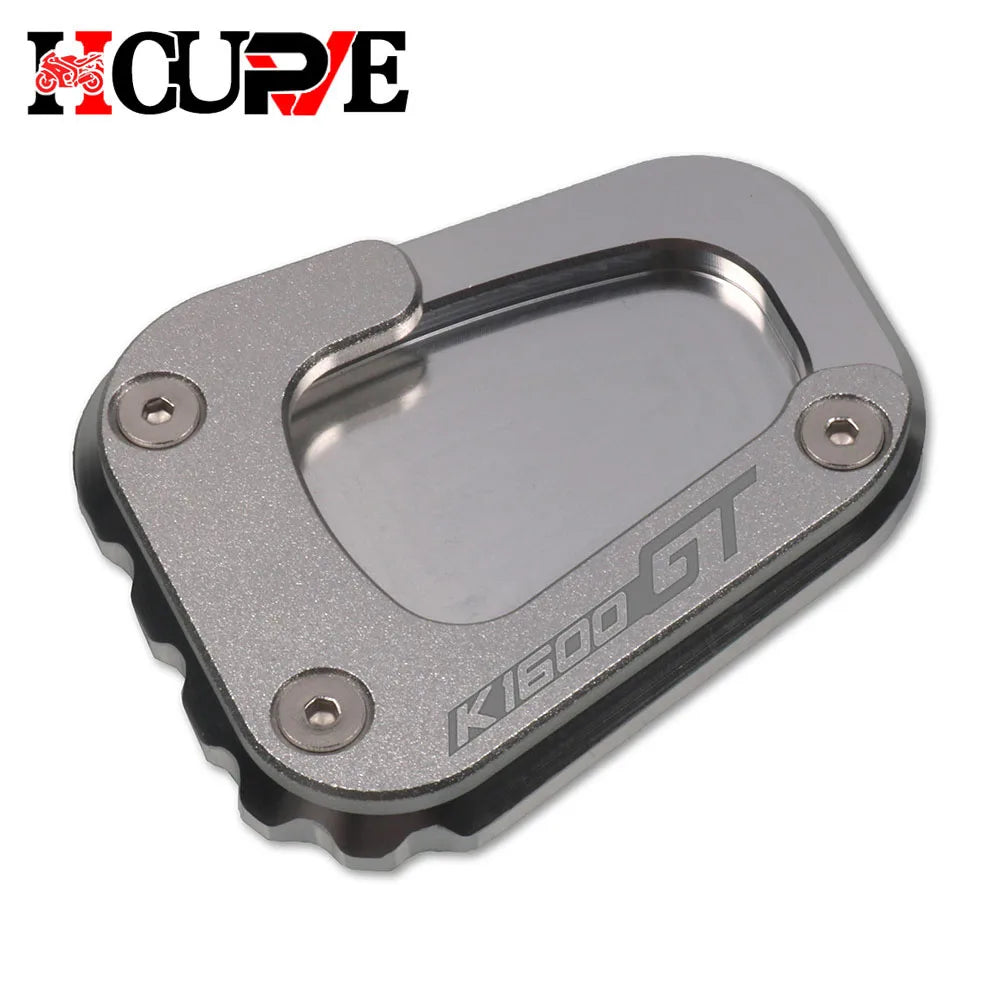 Motorcycle Kickstand Foot Side Stand Extension Pad Support Plate Enlarge For K1600B K1600GT K1600GTL K1600 B GT GTL 2017-2024 – HICurves CNC Aluminum Titanium Silver Black