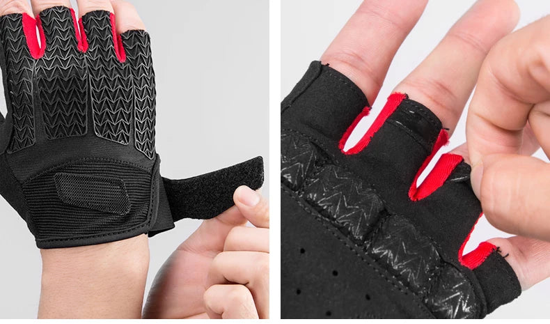 ROCKBROS Cycling Gloves Half Finger Men Women Anti Slip Gel Pad Breathable Motorcycle MTB Road Bike Gloves Sports Bicycle Gloves