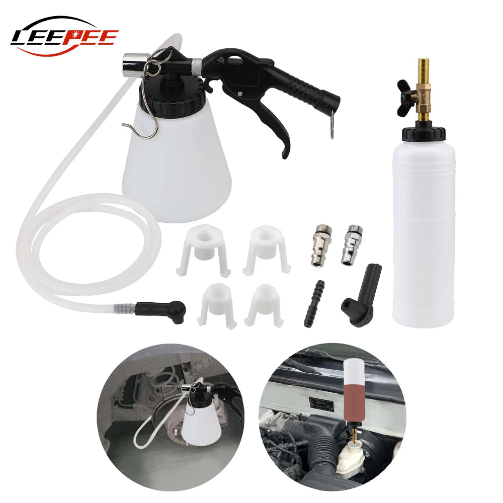 Air Compressor Brake Bleeder Hydraulic - Double pot