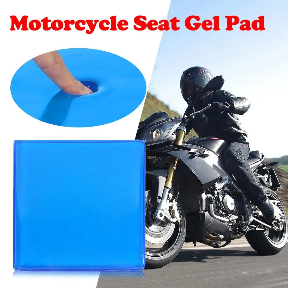 Universal Motorcycle Seat Gel Pad Spandex Cool and Refreshing Comfortable Shock Absorption DIY Gel Cushion for Motorbike