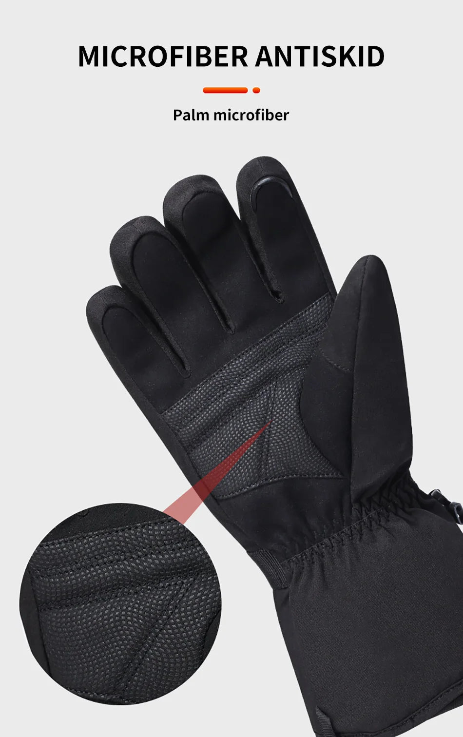 Savior Heat Battery Heated Motorcycle Gloves Goat Skin Leather 3 Shift Temperature Control Waterproof Electric Heated Gloves