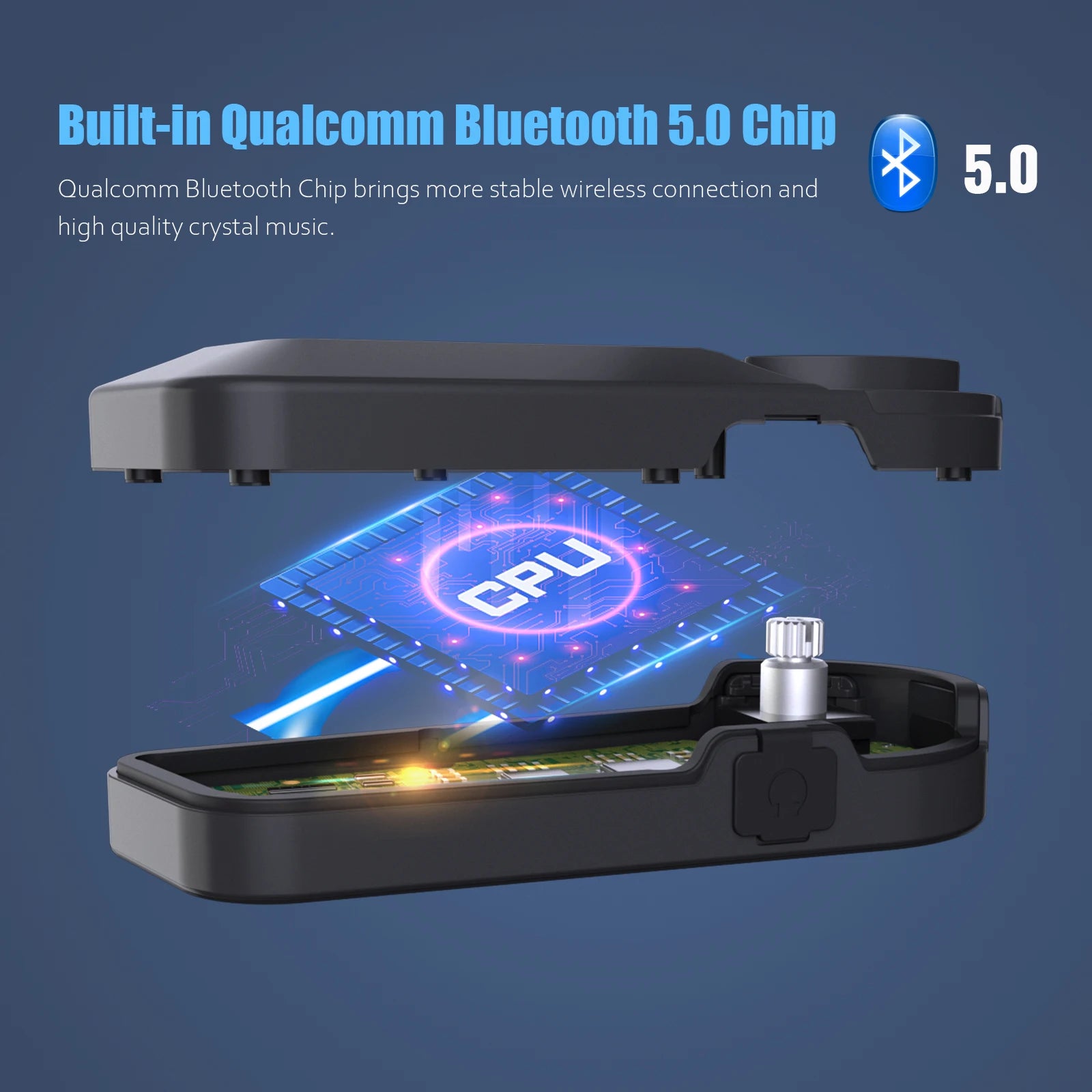 FREEDCONN KY Pro Motorcycle Bluetooth Intercom – 6-Rider 1000m