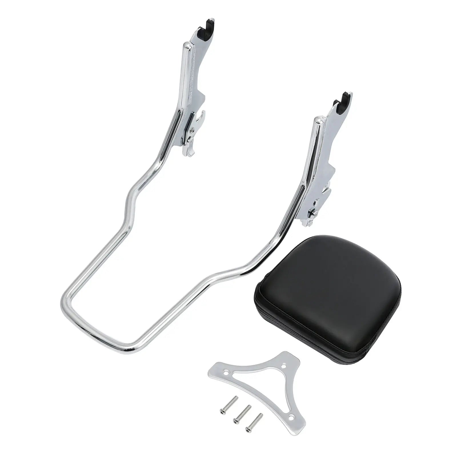 Sissy Bar Upright Backrest W/ Pad For Harley Softail Low Rider FXLR ST FXLRST 2018-2023 Sport Glide FLSB 2018-2025 Motorcycle