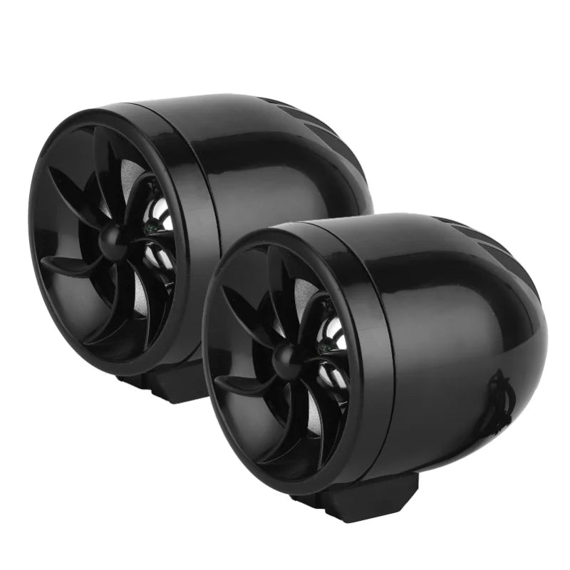 12V Motorcycle Speaker Audio Music Amplifier High Power Loudspeaker With Light Effect